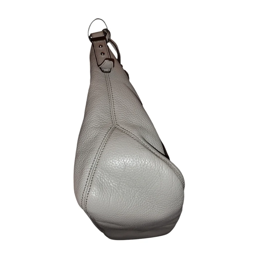 Michael Kors Bowery Gray Leather Hobo Bag
